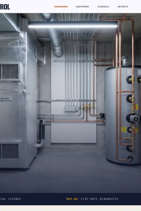 Field Manual Grid — HVAC website design